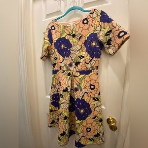60s style floral dress